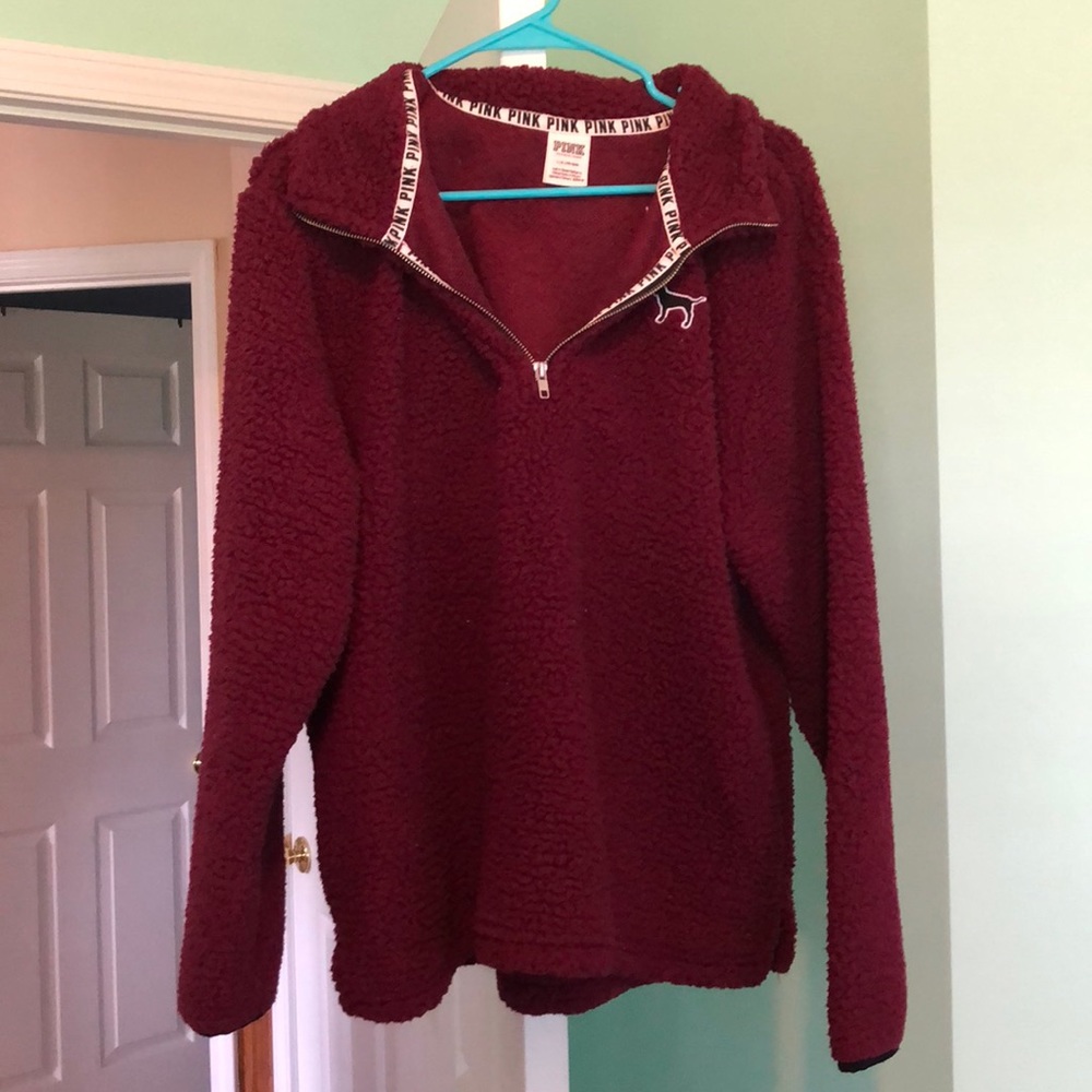 Pink Victoria Secret Sherpa